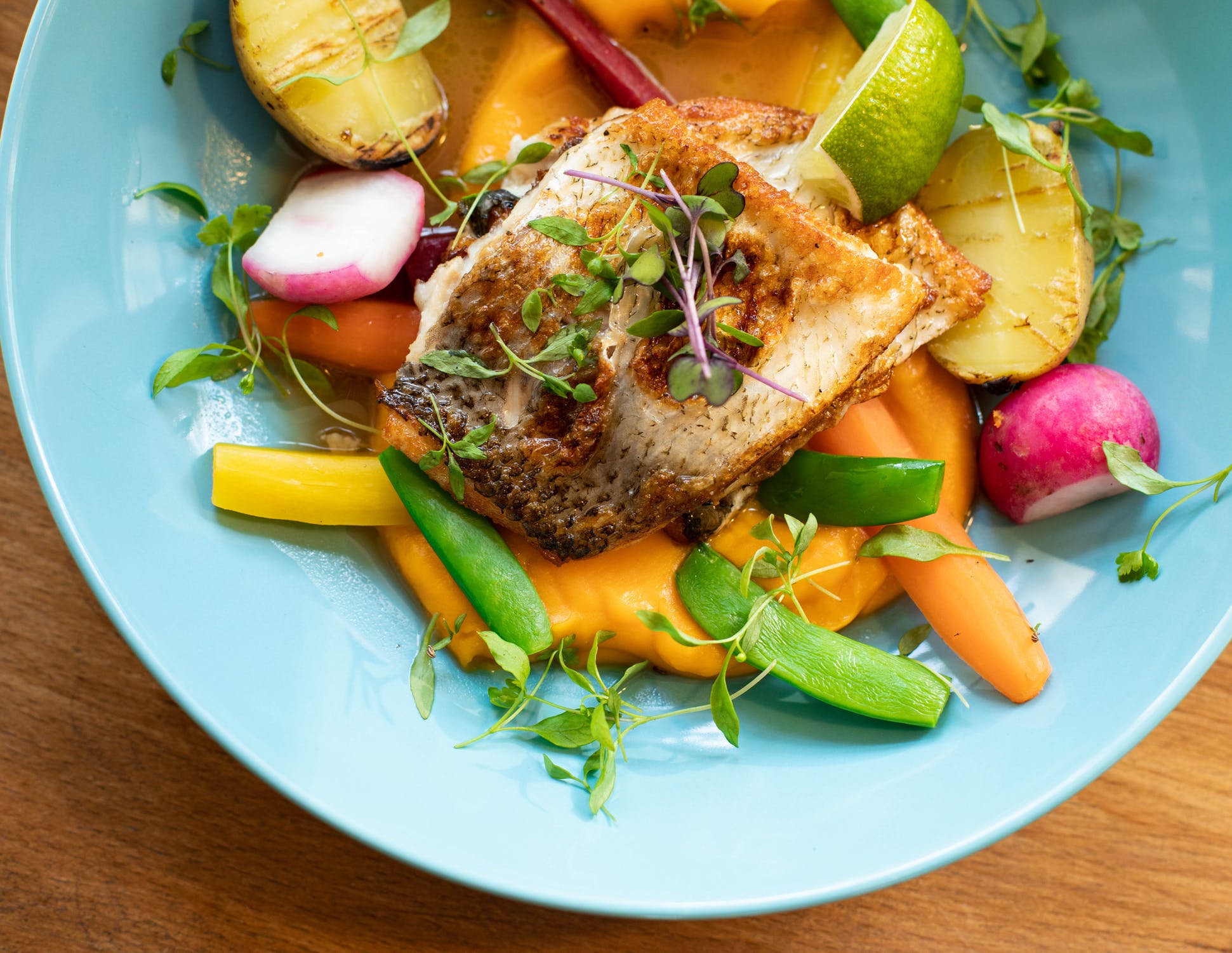 Featured image for “Pan Fried Pickerel with Roasted Seasonal Vegetables”
