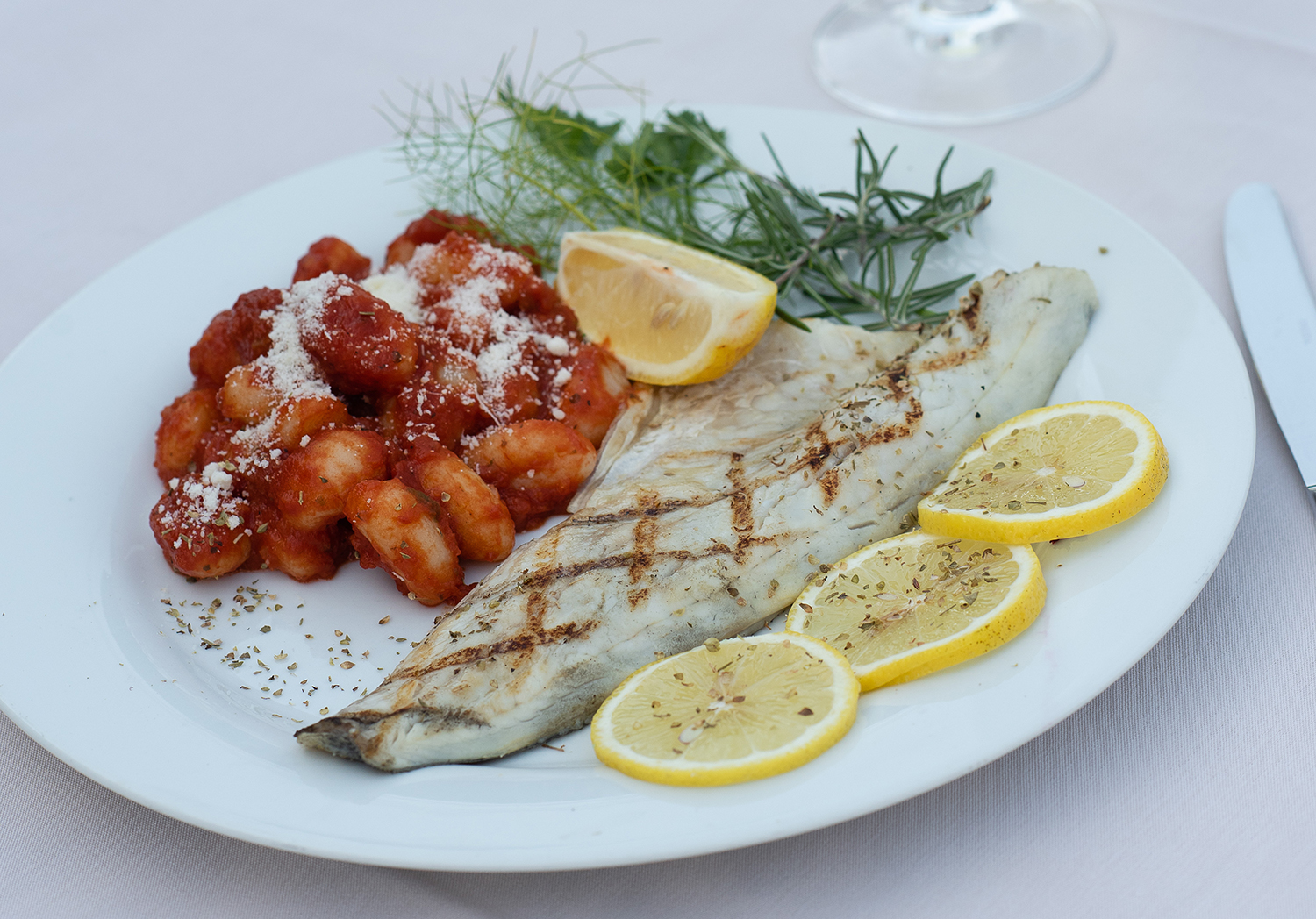 Featured image for “Grilled Walleye (Pickerel) with Marinara Gnocchi”